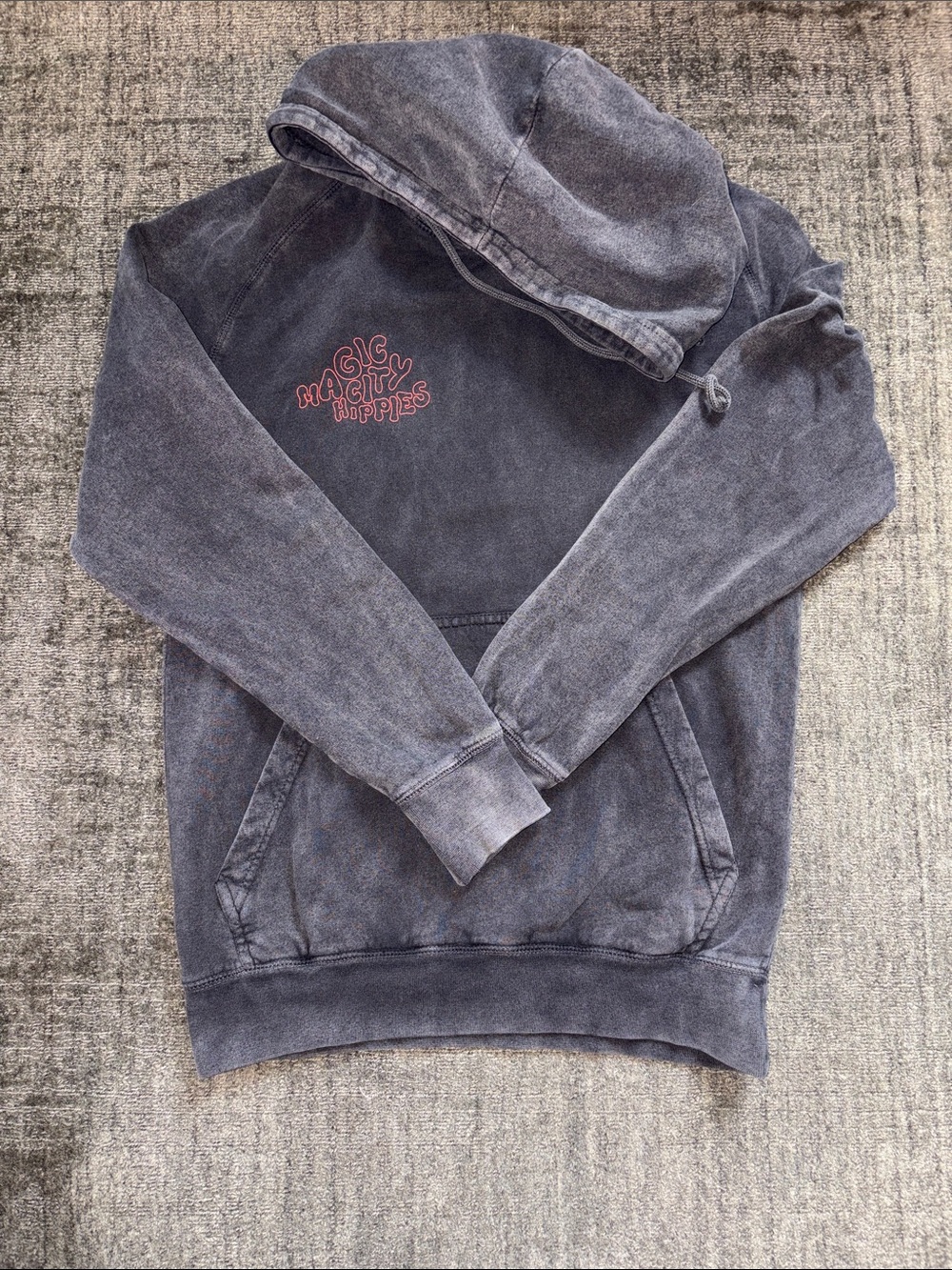 Magic City Hippies Enemies Tour Vintage Washed Black Women's Hoodie